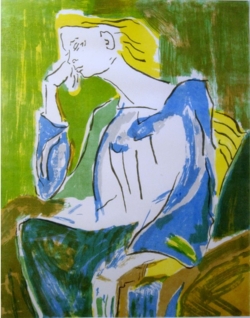 Nina, litho, 70x90 cm Nina, litho, 70x90 cm