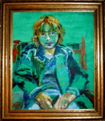 Portret, olieverf, 50x60 cm Portret, olieverf, 50x60 cm